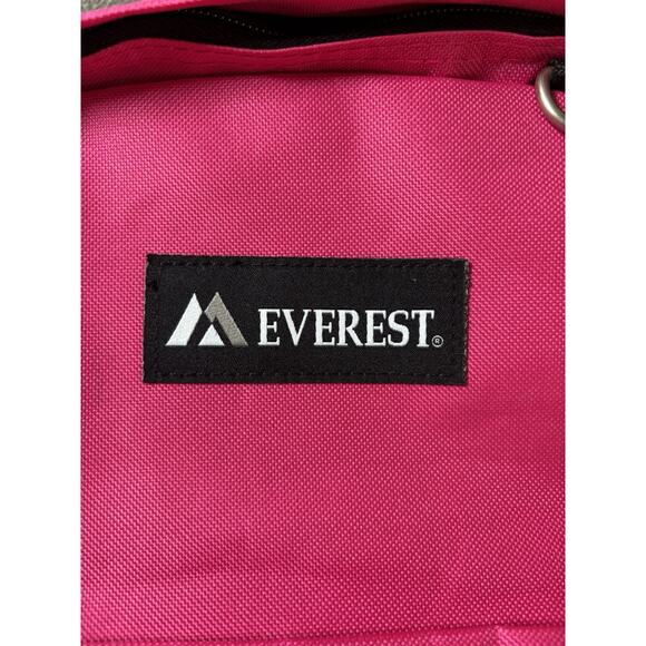 Everest Luggage Classic Backpack‎ - Hot Dark Pink Book Bag Unisex - Picture 2 of 8